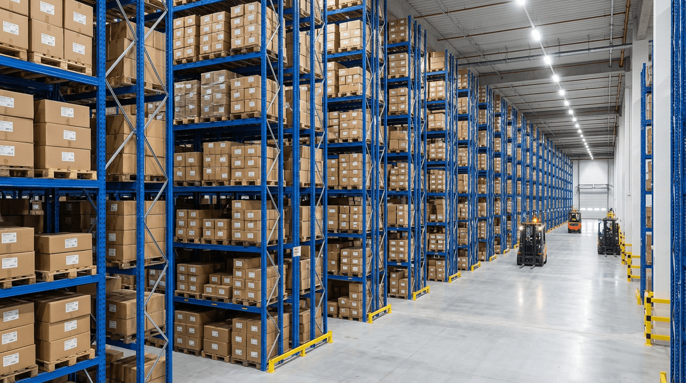 Modern logistics warehouse