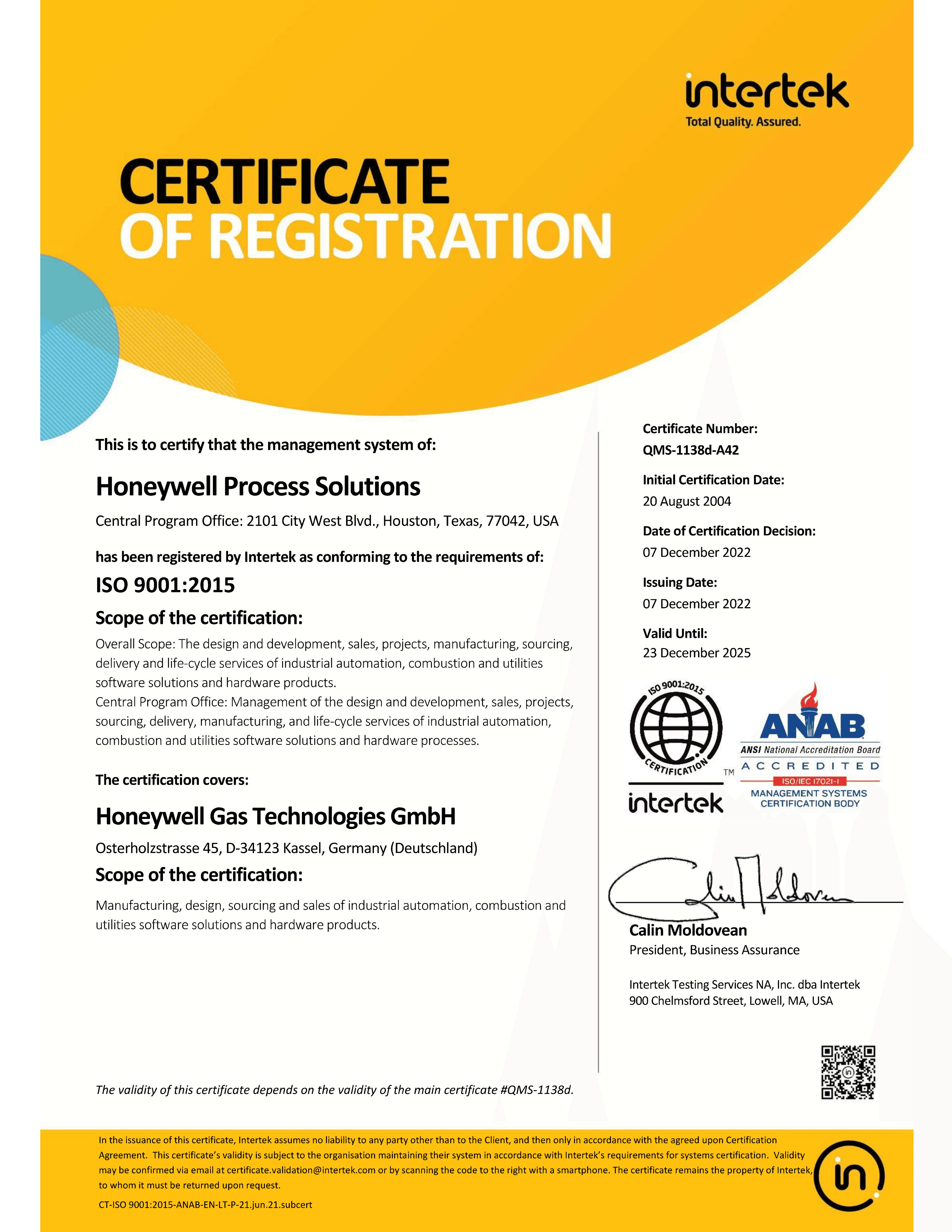 HGT ISO 9001:2015