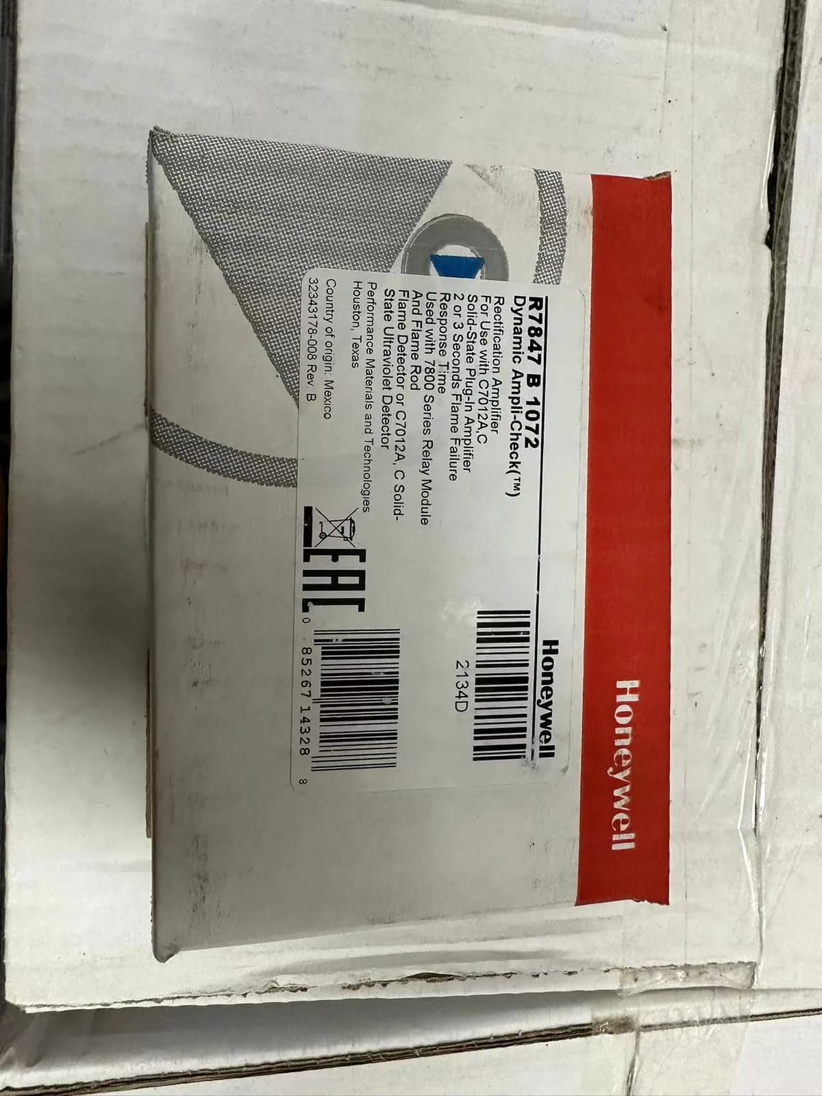 R7847B1072/U Heavy‑Duty Flame Amplifier Card for Burner Control - View 1