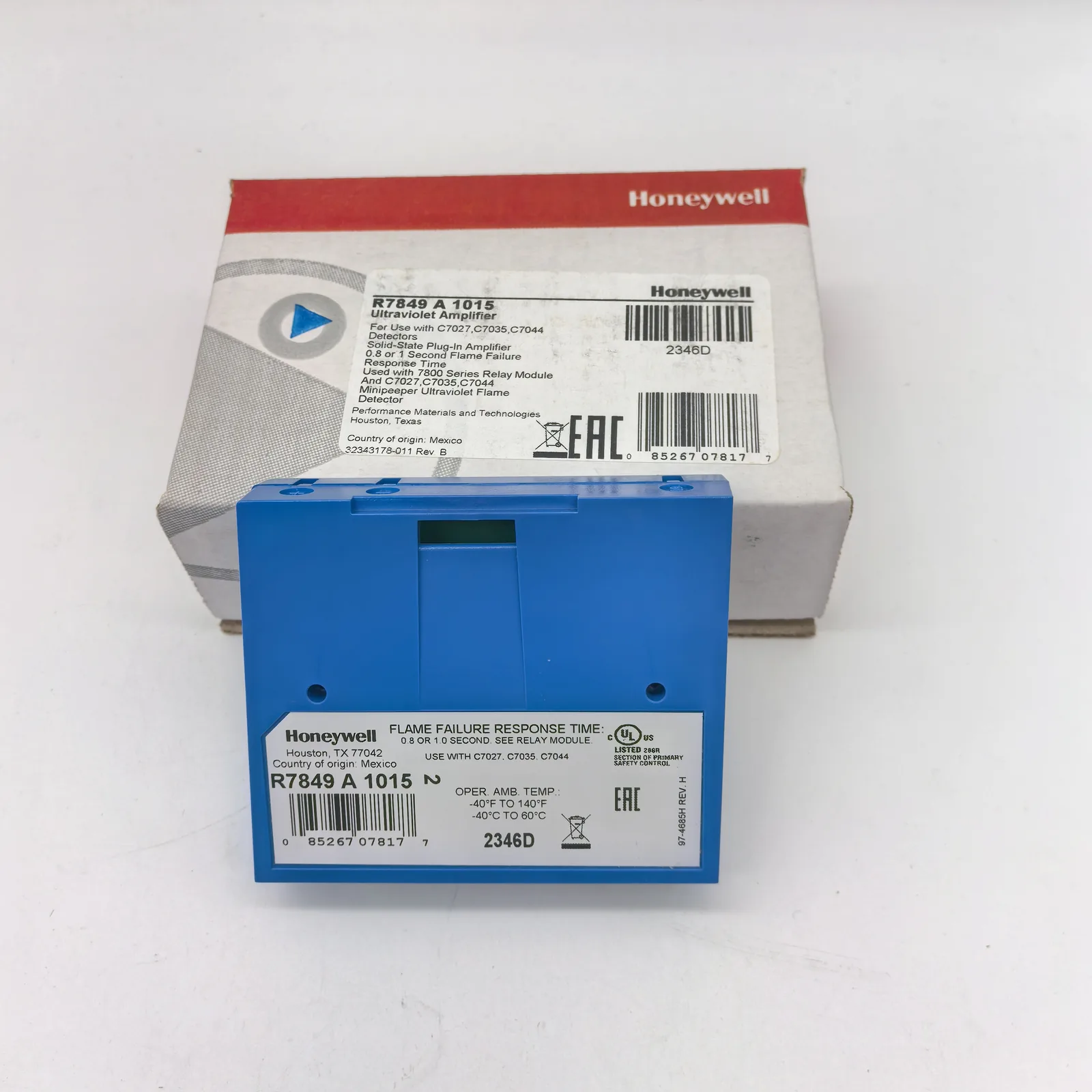 RM7800L1053/U 7800 Series Controller Module for Industrial Combustion - View 1