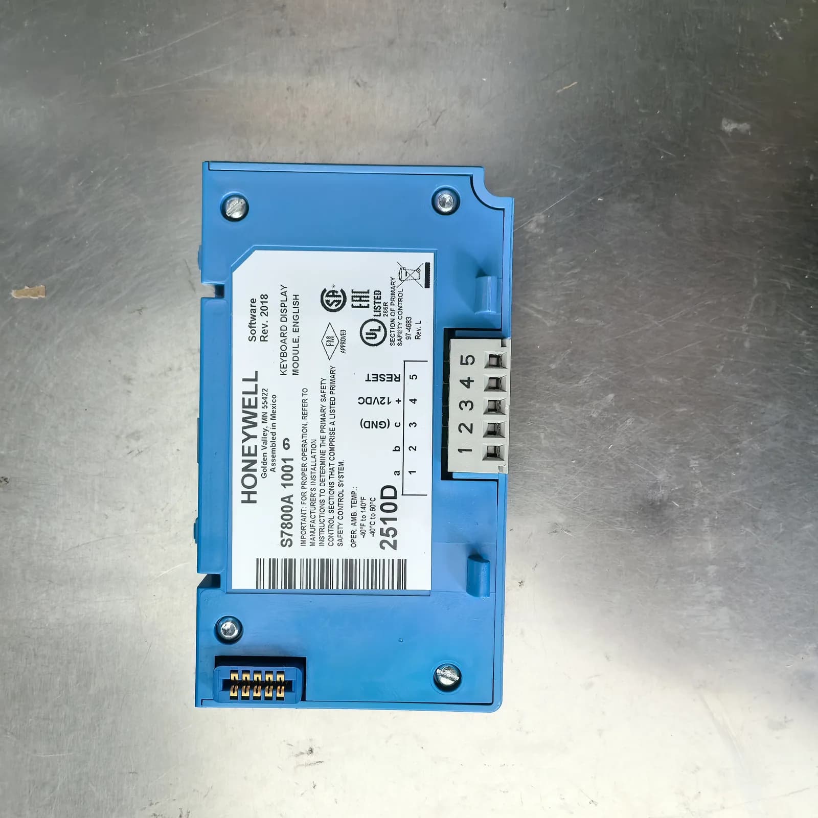 S7800A1001/U 7800 Series Standard Keyboard Display Module - View 1
