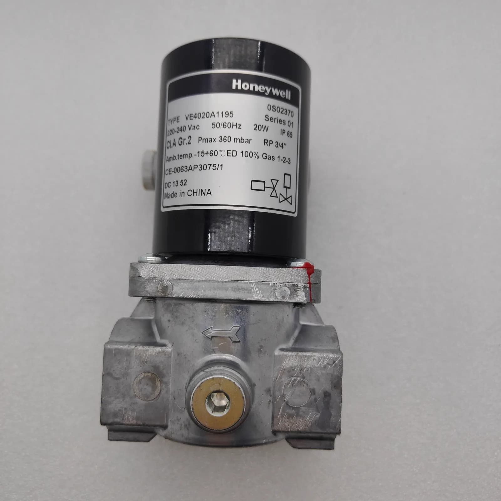 VE4020A1195T Thermal Actuator with Extended Range for Gas Control - View 1