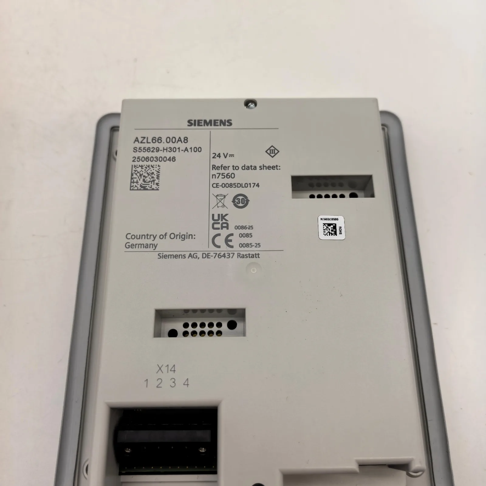 AZL66... Display and Operating Unit