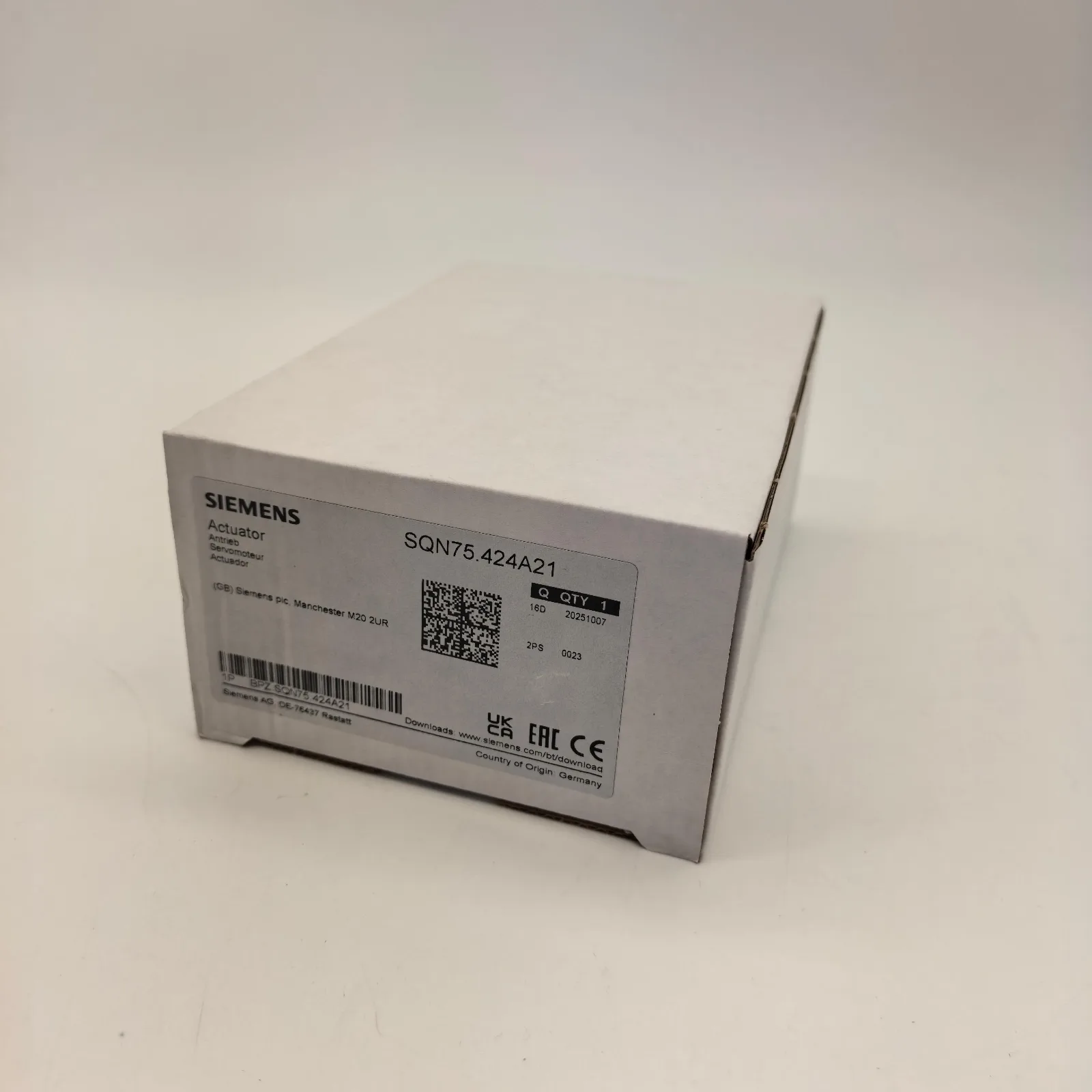 SQN75 high-torque damper actuator - View 1